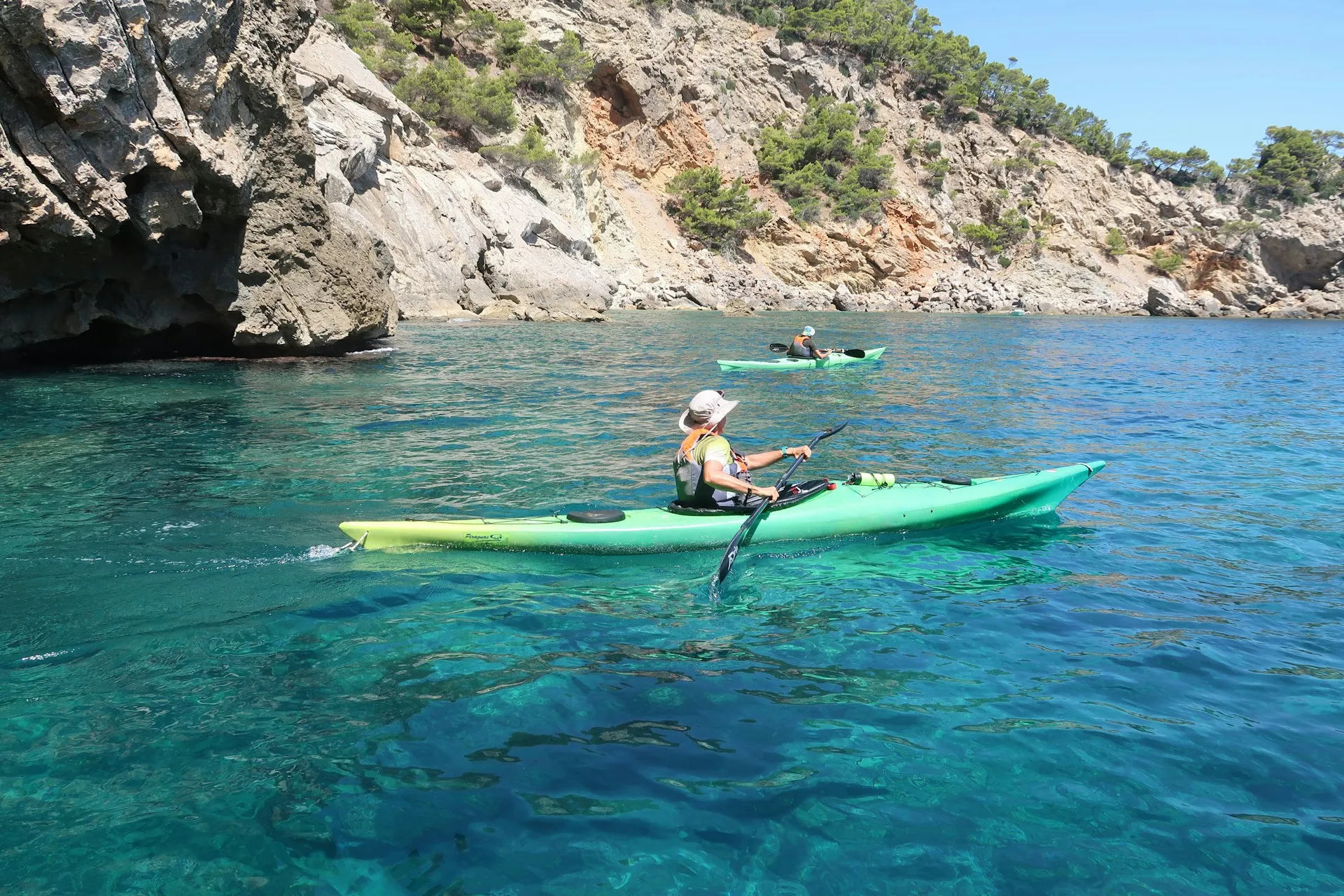kayak pareja