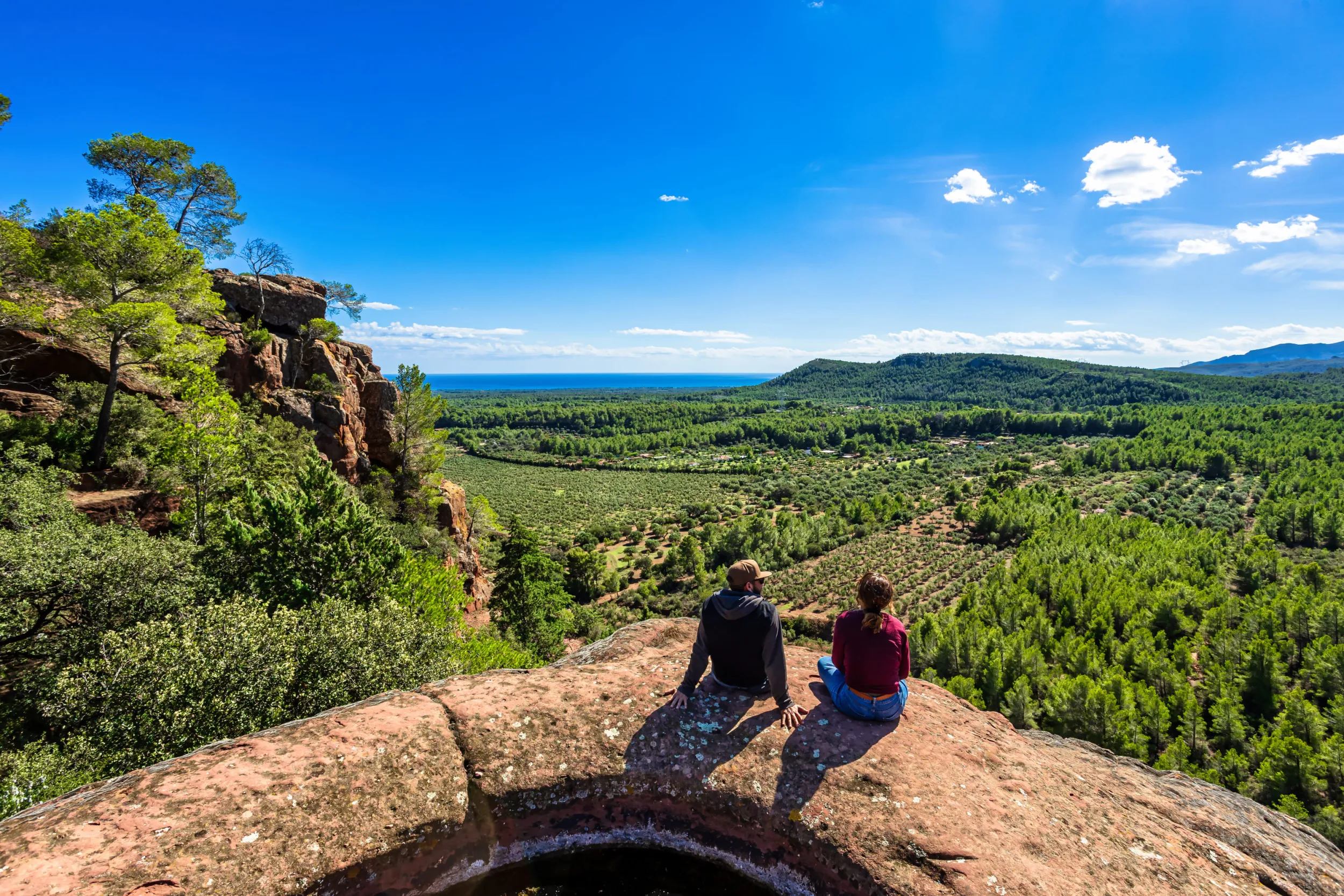 pareja en mare de deu de la roca