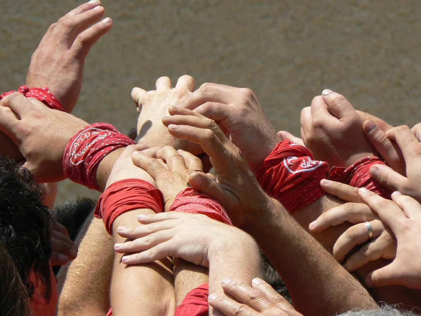manos en castells